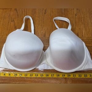 Torrid Shapping Demi Ivory Off White Underwire Bra 44DD